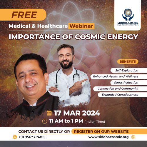 Webinar on Cosmic Energy